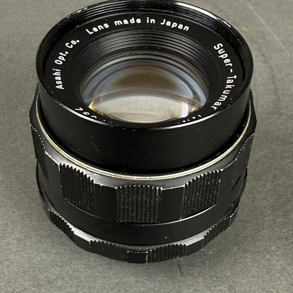 Asahi Super Takumar 55mm f1.8 M42 Mount Lens 3657592 Black Vintage